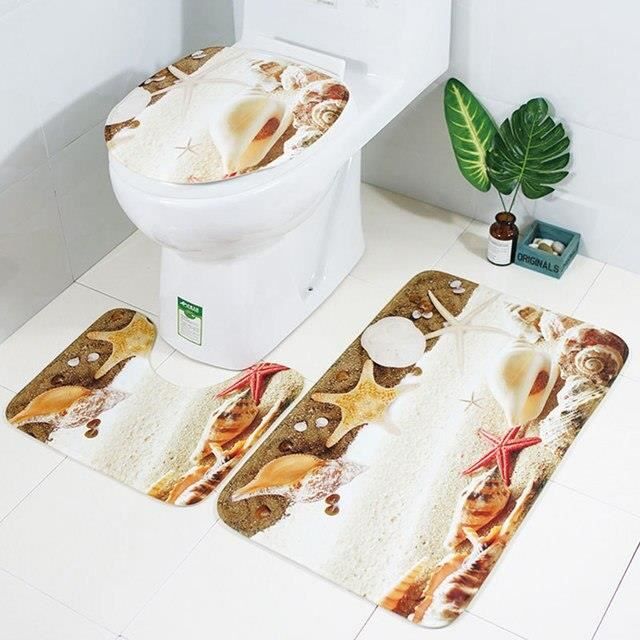 Housse Siège WC Peluche - Coussin Toilette Élastique Antibactérien Hiver