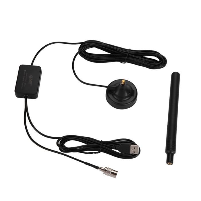 Antenne FM Amplifiée Portable - Gain 25 DB, Câble 5 M, USB - Pour Mauvais Signal En Intérieur Ou étage Bas
