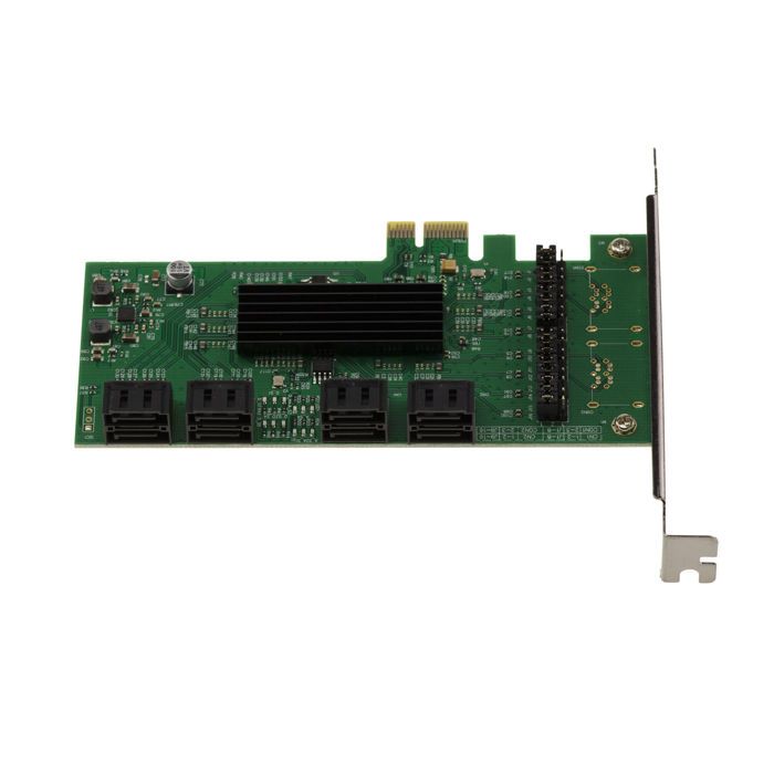 Carte PCI Express PCIe x1 vers 8 ports SATA avec Chipset MARVELL