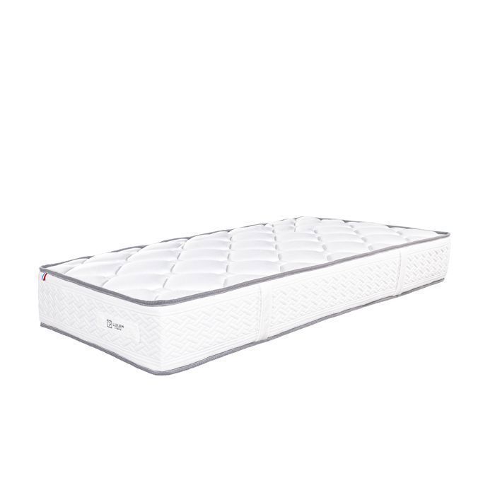 Lot de 2 matelas - 90 x 190 cm - Mousse - 14 cm - 5 zones de confort -... pas cher