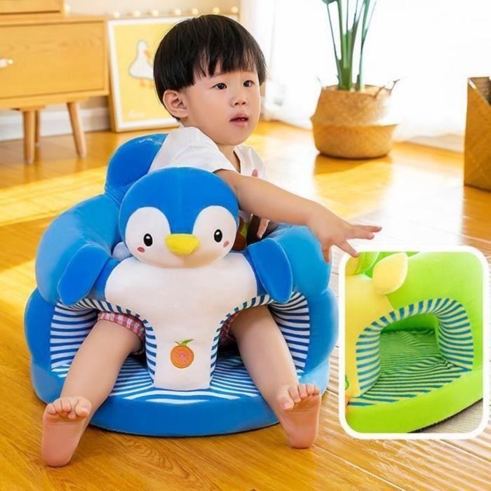 Canapé Bébé Soutien 3-12 Mois - Fauteuil Doux Ergonomique Pour Apprendre à S'asseoir - Idéal Cadeau Naissance Garçon Fille