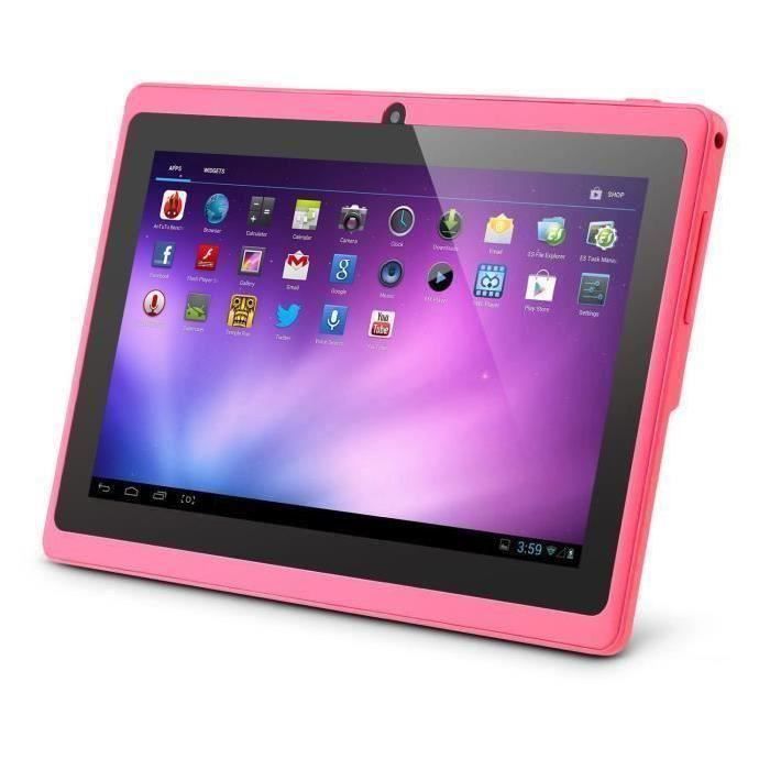 Tablette tactile7HD 8Go pour enfant Rose - Cdiscount Informatique
