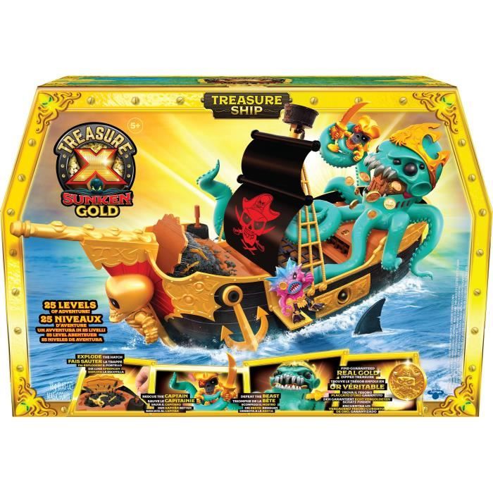 Jouet - WORLDS APART - Trésor X 41579 - Bateau Pirate avec figurines et  trésors en or véritable - Cdiscount Jeux - Jouets