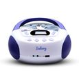 Lecteur CD MP3 enfant Iceberg - METRONIC - avec port USB et entrée audio - Bleu et Blanc-3