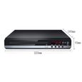 Lecteur DVD domestique 1080P avec câble HDMI pour téléviseur Lecteur DVD multirégion avec télécommande-3