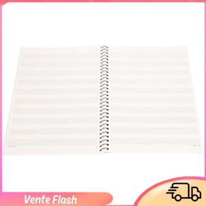 Porte-partitions étanche A4 - Organiseur Partitions Piano Et Documents - Pages Plastifiées - Noir - 31,5x23 Cm - 6
