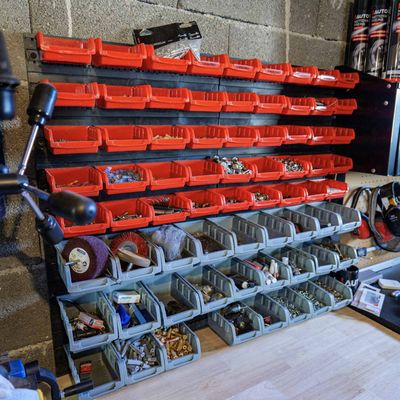 Kistenberg Lot De 2 Étagères Murales Pour Boîtes Empilables - Rangement Outils Et Plaques Murales