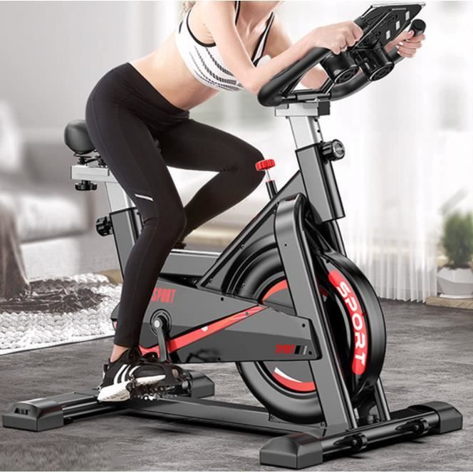 LEXLIFE Velo Spinning Biking d appartement Poids d inertie de 11 KG avec Programme gaming support l Ecran Cdiscount Sport
