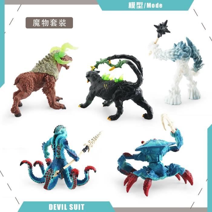 6 pièces/ensemble figurines de monstre jouet Super poupée PVC