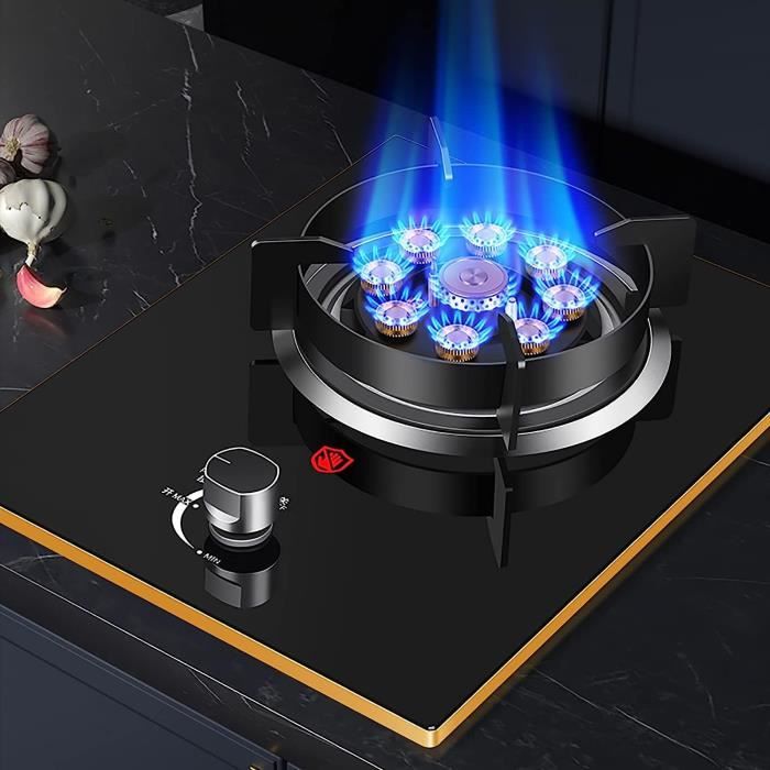 Table de cuisson à gaz Poêle à gaz intégré 5. 2KW Brûleur en laiton  Ine-Cavity for LPG - NG, Avec une protection automatique d[878] - Cdiscount  Electroménager