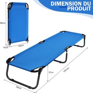 Test du lit de camp pliant EVER ADVANCED XXL : robustesse et confort Test du lit de camp pliant EVER ADVANCED XXL : robustesse et confort