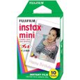 Film instax mini - FUJIFILM - 10 poses - Blanc - Impression d'images instantanées-0
