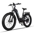 Vélo Électrique Fatbike GUNAI GN26 - Samsung Batterie 48V 17.5AH - Bafang Moteur 500W - Autonomie 40km+ - Noir-0