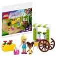 Jouet de construction - LEGO - Le chariot de fleur - 27 pièces - Rose - Mixte-0