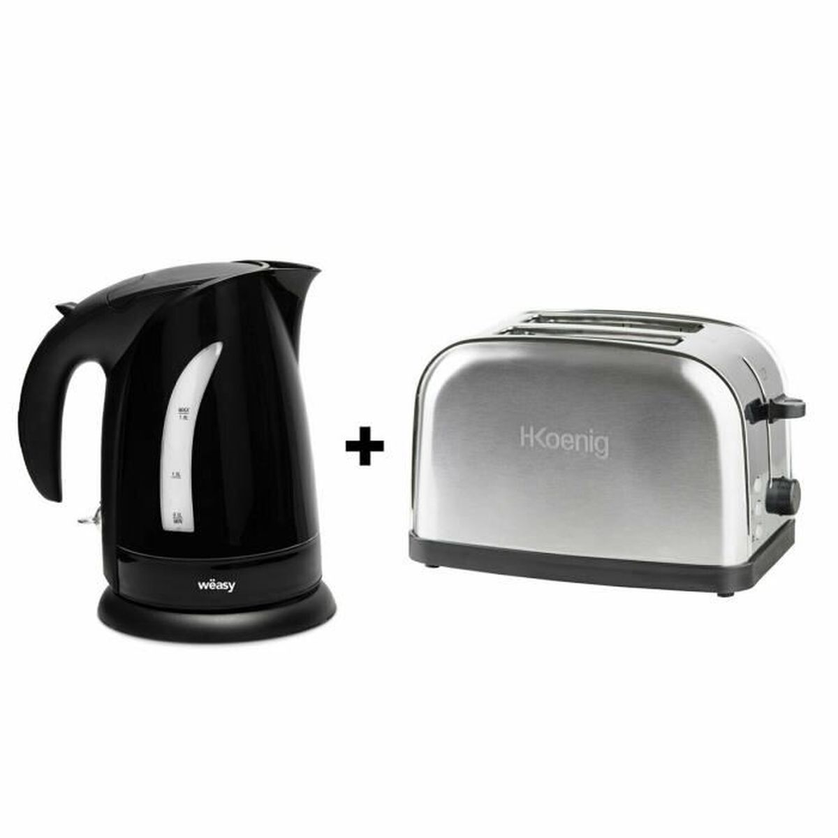 Tour Essentials 1.7 L Cruche Bouilloire 2200 W en Noir-T10011