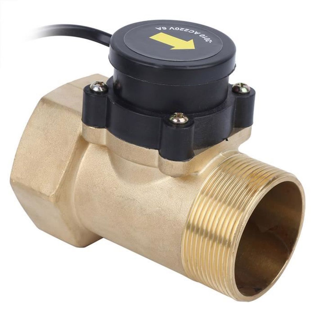 Commutateur De Débit D'Eau En Laiton - Contrôleur De Flux Avec Palette AC250V 10Bar
