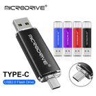 PASHASHOP Clé USB 128 Go Type C - Microdrive - USB 2.0 - 2 en 1 - Vitesse de lecture 20MB/s - Noir