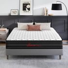 Matelas 160x200 cm INRE Très épais 25 cm Mousse mémoire de forme, Réversible Soutien Parfait, Hypoallergénique