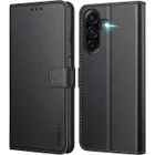 Coque Pour Samsung Galaxy A17 avec Languette Fermeture Magnétique Multifonction Noir - New&Teck