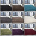 Tapis Salon Shaggy - Laetitia - Beige - 80 cm rond - 100% Polypropylène - SIMPEX