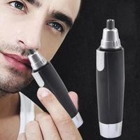 Tondeuse barbe,Tondeuse électrique pour nez et oreilles, dispositif de rasage, sûr, soin du visage, pour hommes, épilation - Type C