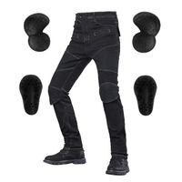 Pantalons blindés motocross Jeans de protection moto pour Harley - Davidson Kawasaki