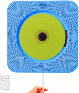BALADEUR CD - CASSETTE Bleu Lecteur CD,  Montage Mural Portable Home Audi