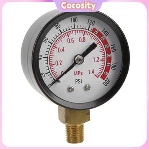 Vacuomètre à Glycérine En Inox 63mm - Plage -1 à 0 Bar Avec Protection DIFF (Neuf)