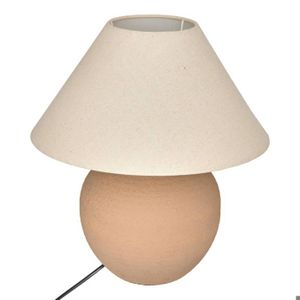 Pied de lampe ATHÉNA en céramique blanche - ø 17 x 50 cm | Blanc d'Ivoire