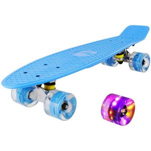 SKATEBOARD - LONGBOARD Skateboard Mini Cruiser Retro Board - MARQUE - 22 