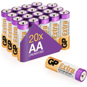PILES Piles Alcaline - Aa Lot 20 Piles | Extra Batteries