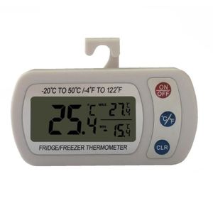 Thermom/ètre num/érique portatif professionnel d/écran LCD /électronique pour la temp/érature de r/éfrig/érateur//cong/élateur//aquarium//FISH TANK