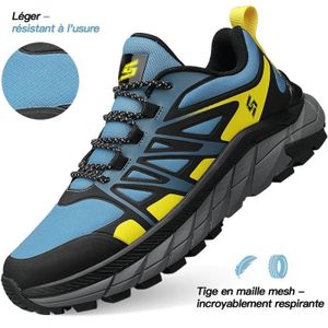 CHAUSSURES DE RANDONNÉE AIUD chaussures de randonnée pour hommes-chaussures de randonnée en plein air imperméables, légères et antidérapantes-bleu