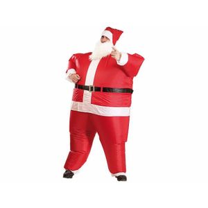 DÉGUISEMENT - PANOPLIE Costume gonflable Père Noël - PLAYTASTIC - Adulte - Extérieur - Rouge - Aérés, légers et robustes
