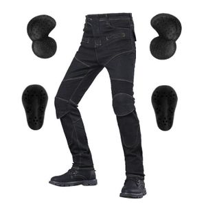 VETEMENT BAS Pantalons blindés motocross Jeans de protection moto pour Harley - Davidson Kawasaki