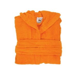 PEIGNOIR Peignoir garçon couleurs mandarine (Couleur: Mandarin - Mesures peignoirs / pyjamas pour enfants: 6)