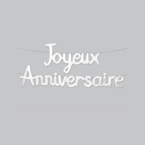 Ballon Anniversaire Blanc Cdiscount