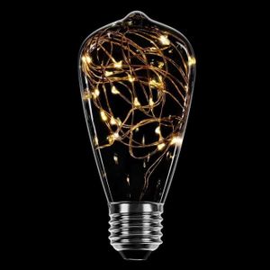 AMPOULE - LED Ampoule LED décorative - Fil de cuivre Edison St64