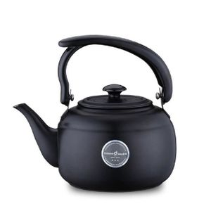 UNE - Bouilloire noire en acier inoxydable 2.5l, théière de qualité  alimentaire pour faire bouillir le thé, C - Cdiscount Electroménager