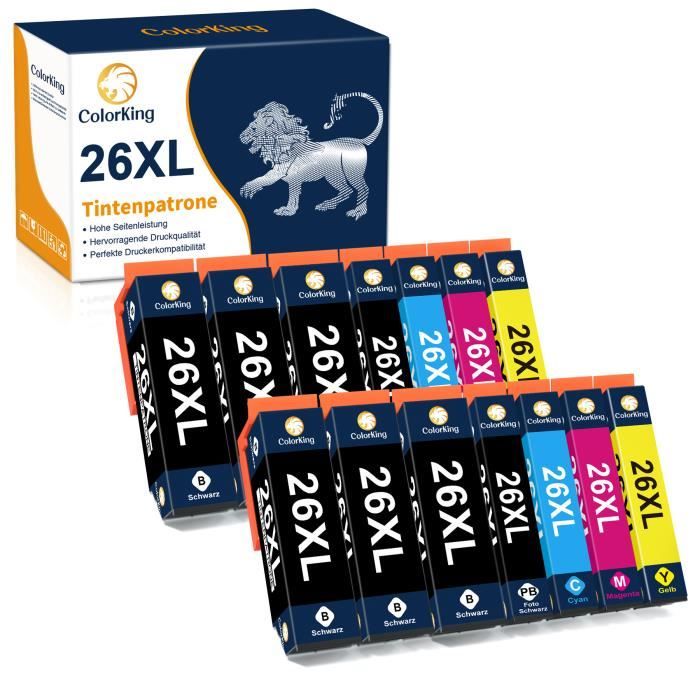 Cartouches d'encre Non OEM Epson : série T2636 2636 pour imprimante XP-510  XP510