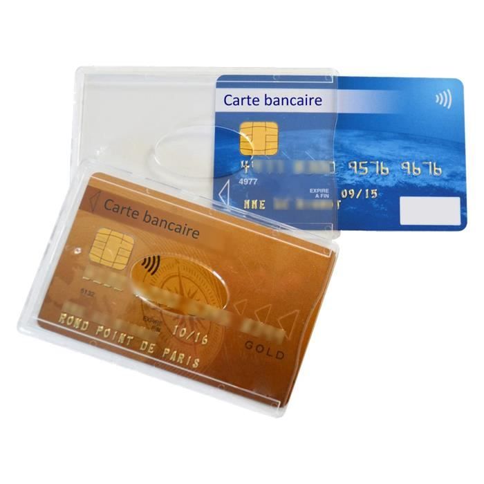 Etui de protection rfid anti fraude pour carte bancaire - étuis - Gibert