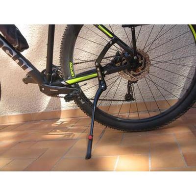 Béquilles Pour Vélo, 24 à 29'' Béquilles De Vélo Réglable En Alliage D Reglable Avec Pied En Caoutchouc Antiderapantconvient Pour Velos De Villevelos Electriques Vtt Noir 85299944