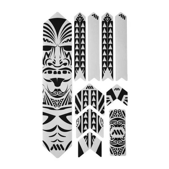 Lot de 10 kit protection de cadre All Mountain Style Extra Maori - noir/blanc - TU