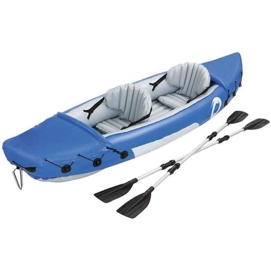 Kayak,322 × 88CM,Canot Gonflable Épaissi Bleu De Bateau d'eau Bateau De Pêche Canot De Rafting D'aventure,Canoë Kayak Gonflable p70