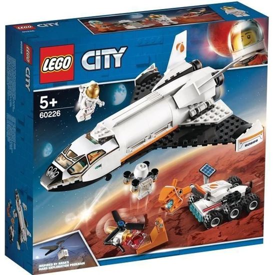 Jeu de construction - LEGO® City 60226 La navette spatiale - 273 pièces - A partir de 5 ans - Lego City - LEGO