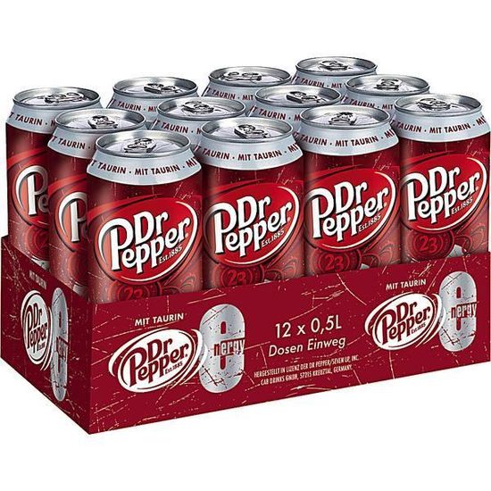 Dr. Pepper Energy Drink 12 x 0,5l Cans - Cdiscount Au quotidien
