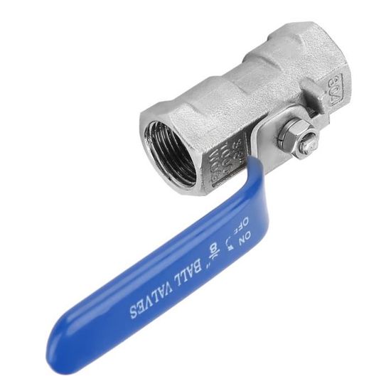 Mini Vanne D'arrêt à Boisseau Sphérique 10 Mm – Acier Inoxydable 304 – Pour Eau, Gaz, Irrigation – Raccord Barbelé