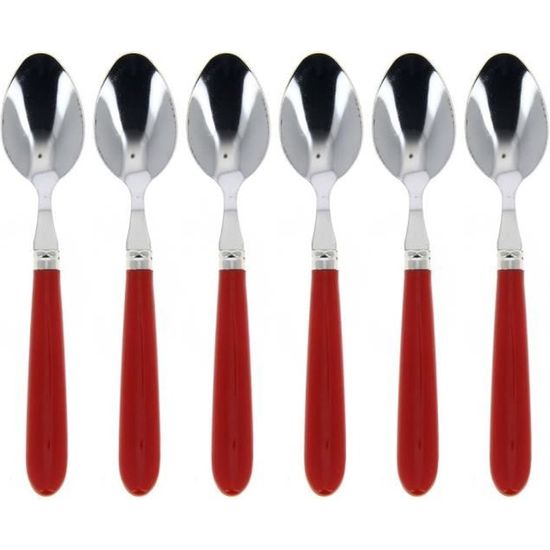 Lot De 12 Cuillères à Dessert En Acier Inoxydable 18/0 - 15 Cm, Hautement Polies, Lave-Vaisselle - Pour Usage Quotidien Ou Repas De Fête