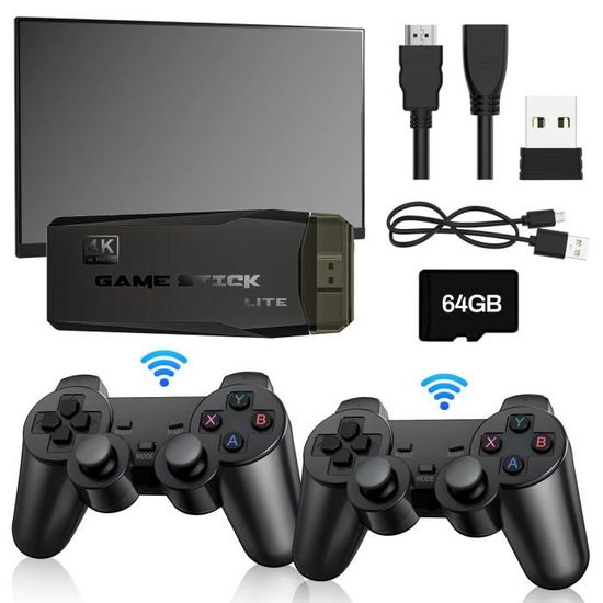 Console de jeux retro Portable - Game-Stick 4K 21000 Jeux au Maroc Console de jeux retro Portable - Game-Stick 4K 21000 Jeux au Maroc