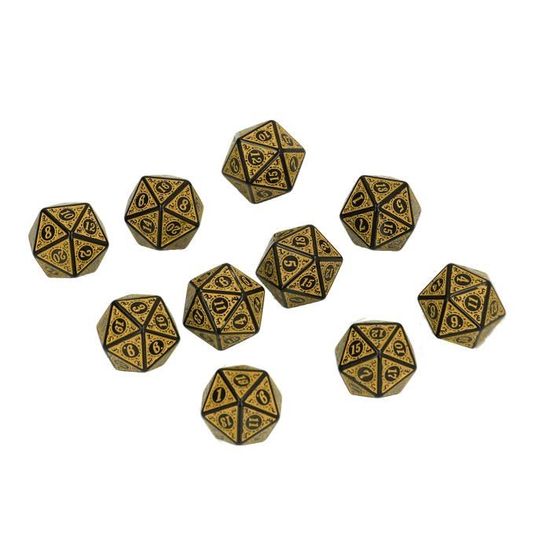 Set De 21 Dés Polyédriques 12 Faces + Sac - Pour Jeux De Rôle (D&D), Jeux De Société, Maths, Soirées Entre Amis - 8